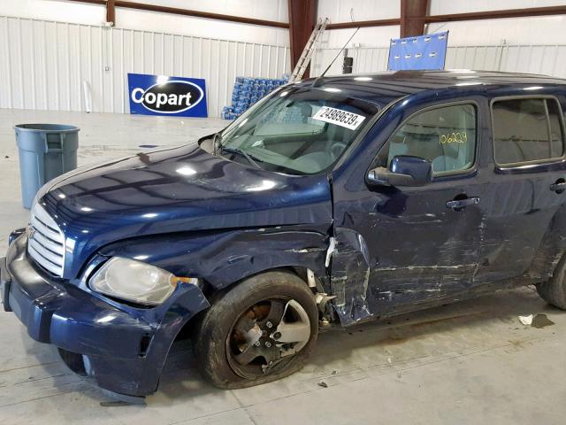 3GNBABFW8BS521838 - 2011 CHEVROLET HHR LT BLUE photo 9