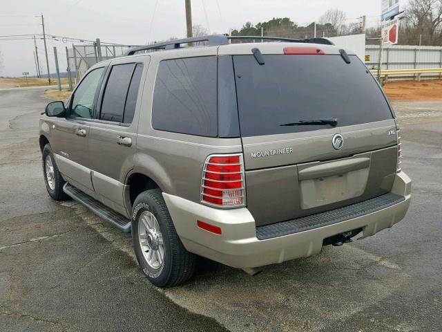 4M2DU86E62ZJ18621 - 2002 MERCURY MOUNTAINEE GRAY photo 3