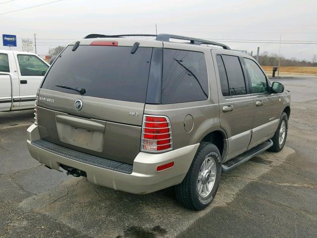 4M2DU86E62ZJ18621 - 2002 MERCURY MOUNTAINEE GRAY photo 4