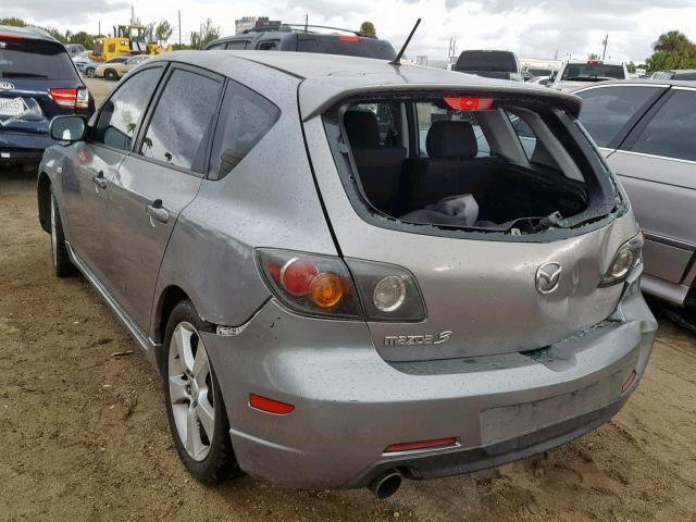 JM1BK343041141871 - 2004 MAZDA 3 HATCHBAC GRAY photo 3