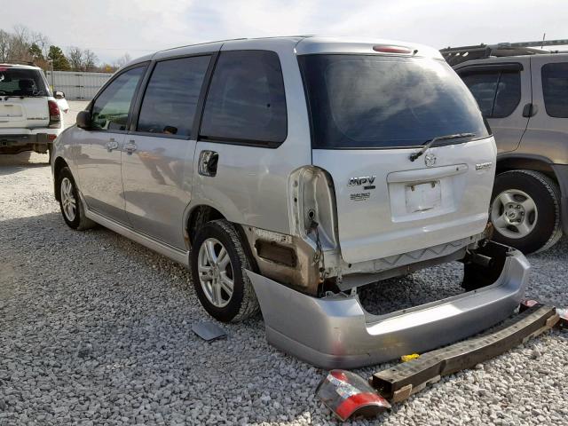 JM3LW28AX50533928 - 2005 MAZDA MPV WAGON SILVER photo 3