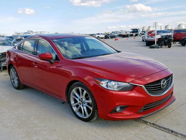 JM1GJ1W58E1103818 - 2014 MAZDA 6 GRAND TO RED photo 1