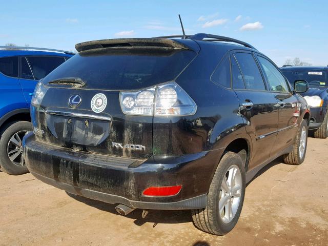 JTJHW31U382068746 - 2008 LEXUS RX 400H BLACK photo 4