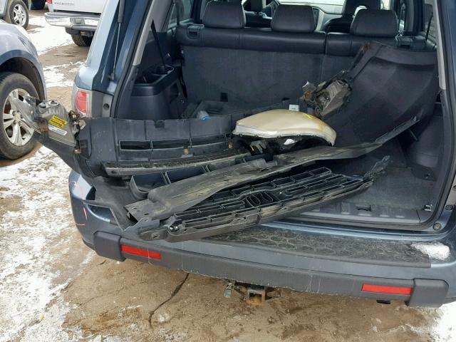 5FNYF28646B029324 - 2006 HONDA PILOT EX BLUE photo 9