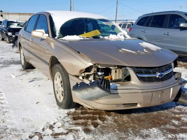 2G1WF52E749315395 - 2004 CHEVROLET IMPALA GOLD photo 1