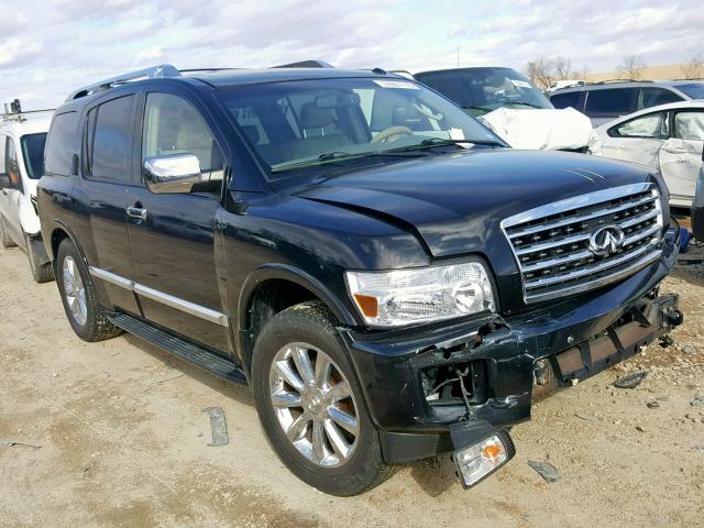 5N3AA08C98N900350 - 2008 INFINITI QX56 BLACK photo 1