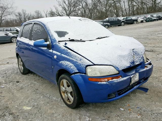 KL1TD66678B015313 - 2008 CHEVROLET AVEO BASE ლურჯი ფოტო 1