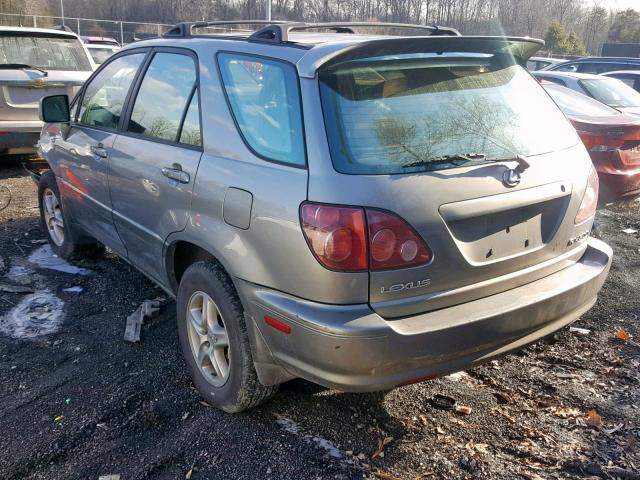 JT6HF10UXY0120496 - 2000 LEXUS RX 300 SILVER photo 3