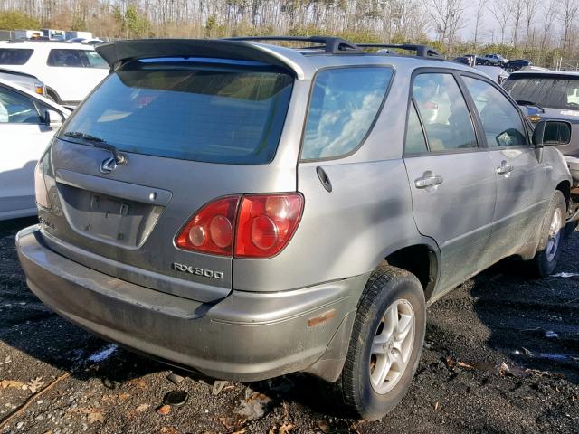 JT6HF10UXY0120496 - 2000 LEXUS RX 300 SILVER photo 4