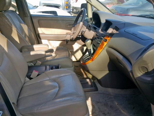 JT6HF10UXY0120496 - 2000 LEXUS RX 300 SILVER photo 5