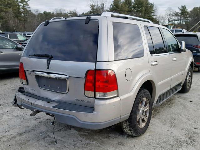 5LMEU78H43ZJ34421 - 2003 LINCOLN AVIATOR 银色 照片 4