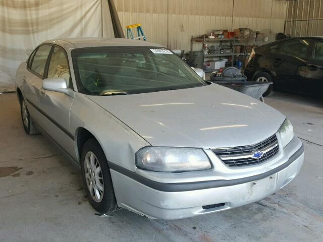 2G1WF52E449152818 - 2004 CHEVROLET IMPALA SILVER photo 1