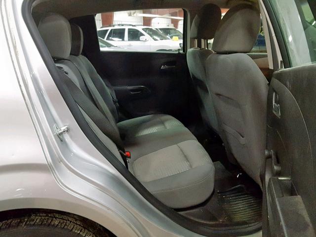 1G1JA6SH2C4148521 - 2012 CHEVROLET SONIC LS 银色 照片 6