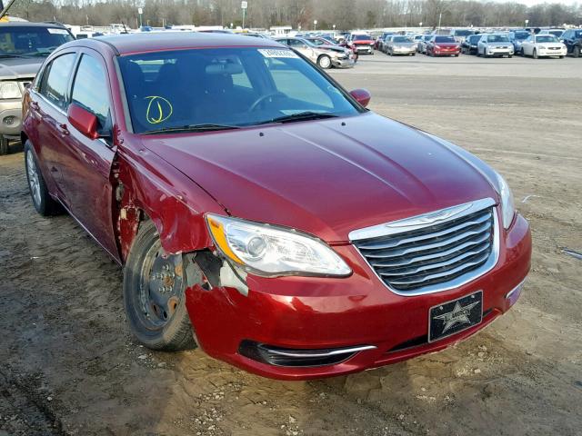 1C3CCBAB3CN163219 - 2012 CHRYSLER 200 LX MAROON photo 1