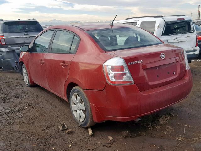 3N1AB61E29L668316 - 2009 NISSAN SENTRA 2.0 RED photo 3