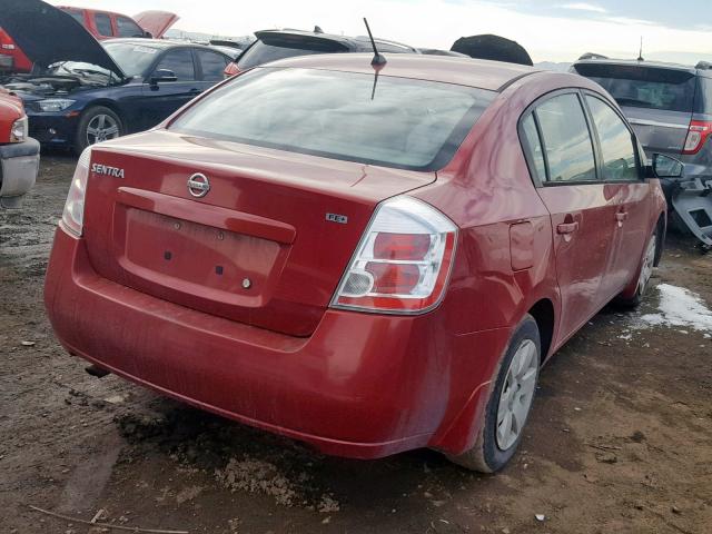 3N1AB61E29L668316 - 2009 NISSAN SENTRA 2.0 RED photo 4