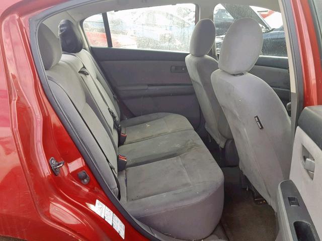 3N1AB61E29L668316 - 2009 NISSAN SENTRA 2.0 RED photo 6