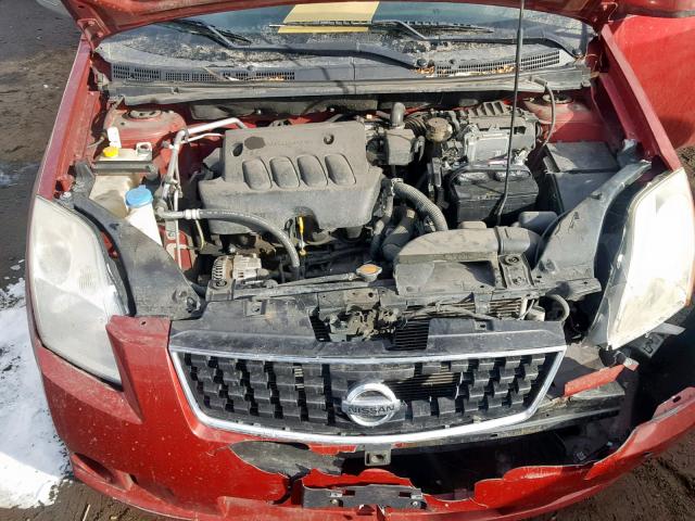 3N1AB61E29L668316 - 2009 NISSAN SENTRA 2.0 RED photo 7