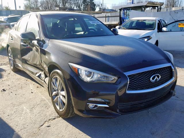 JN1BV7AR0EM705643 - 2014 INFINITI Q50 BASE BLACK photo 1