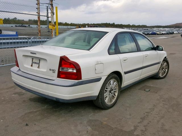 YV1TS92D021251359 - 2002 VOLVO S80 WHITE photo 4