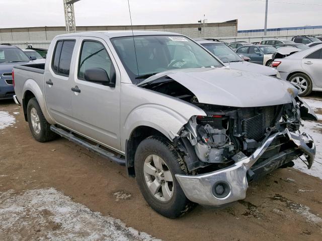 1N6AD0EVXAC435800 - 2010 NISSAN FRONTIER C SILVER photo 1