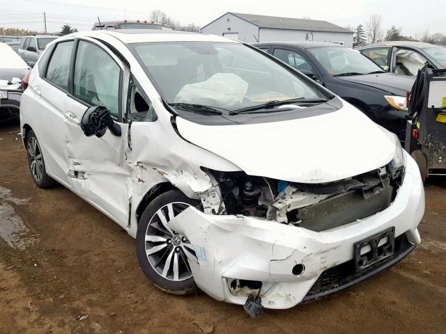 3HGGK5H80FM740302 - 2015 HONDA FIT EX WHITE photo 1