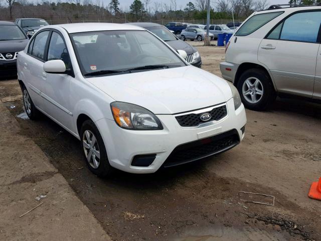 KNADH4A32B6929291 - 2011 KIA RIO BASE WHITE photo 1