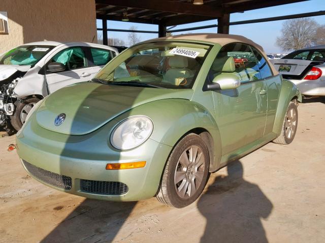 3VWPF31Y48M403536 - 2008 VOLKSWAGEN NEW BEETLE Yaşıl foto 2