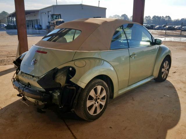 3VWPF31Y48M403536 - 2008 VOLKSWAGEN NEW BEETLE Yaşıl foto 4