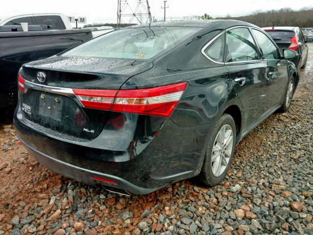 4T1BK1EB3EU118350 - 2014 TOYOTA AVALON BAS BLACK photo 4