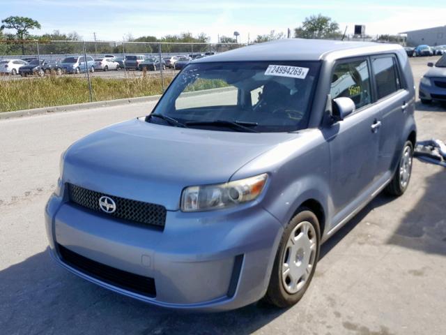 JTLKE50E491092518 - 2009 TOYOTA SCION XB GRAY photo 2