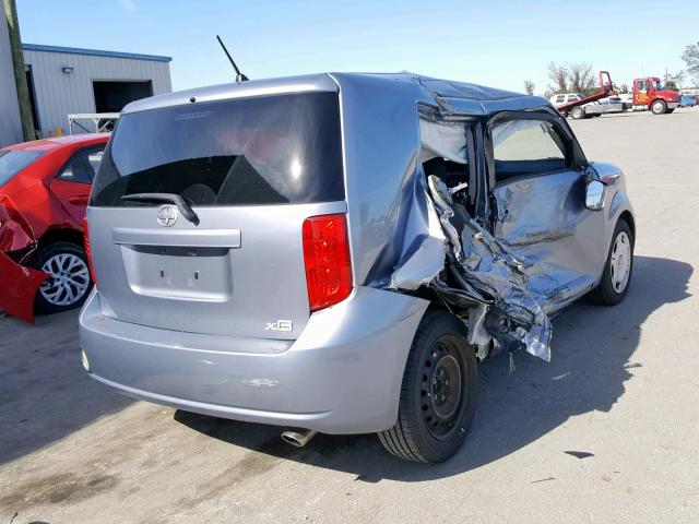 JTLKE50E491092518 - 2009 TOYOTA SCION XB GRAY photo 4