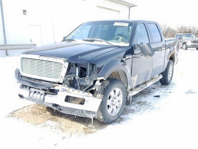 1FTPW14565FB43192 - 2005 FORD F150 SUPER BLACK photo 2