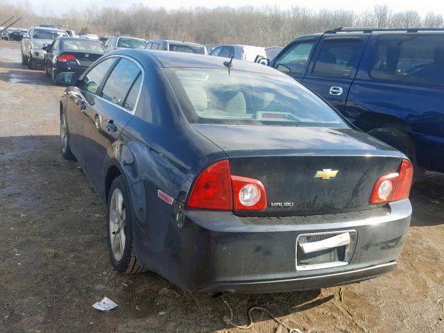 1G1ZB5EB9AF267878 - 2010 CHEVROLET MALIBU LS BLUE photo 3