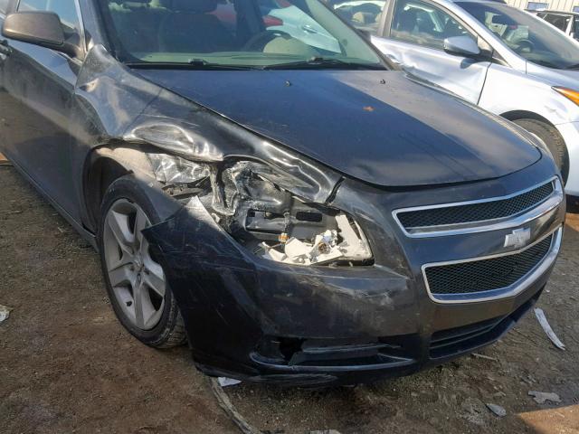 1G1ZB5EB9AF267878 - 2010 CHEVROLET MALIBU LS BLUE photo 9