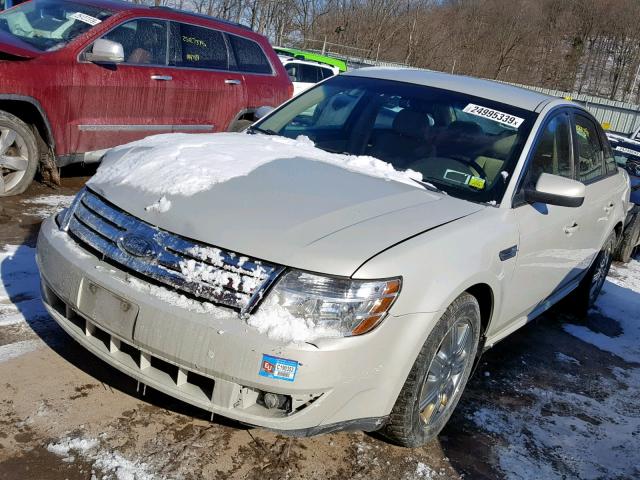 1FAHP24W18G150541 - 2008 FORD TAURUS SEL BEIGE photo 2