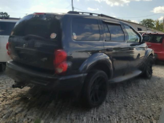 1D4HB38N25F609693 - 2005 DODGE DURANGO ST BLACK photo 4