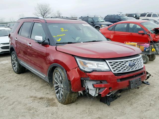 1FM5K8HT5HGD21107 - 2017 FORD EXPLORER P MAROON photo 1