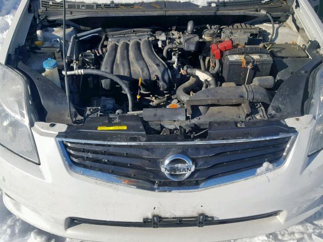 3N1AB6AP4BL664534 - 2011 NISSAN SENTRA 2.0 WHITE photo 7