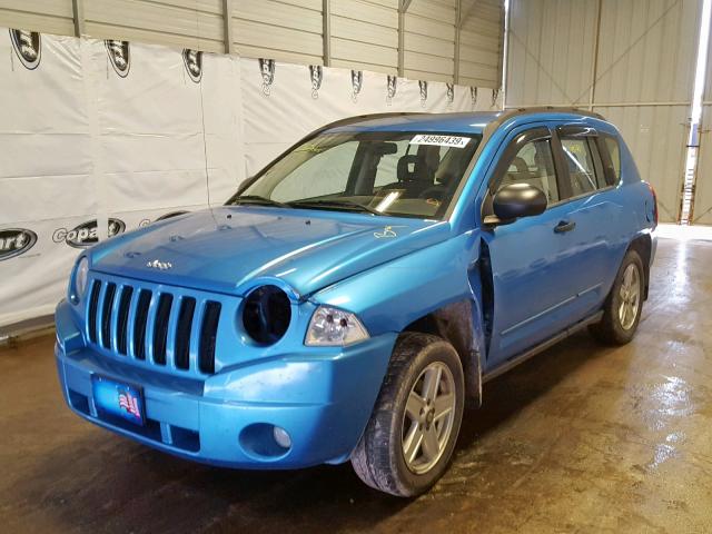 1J8FF47WX8D591655 - 2008 JEEP COMPASS SP 蓝色 照片 2