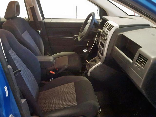 1J8FF47WX8D591655 - 2008 JEEP COMPASS SP 蓝色 照片 5