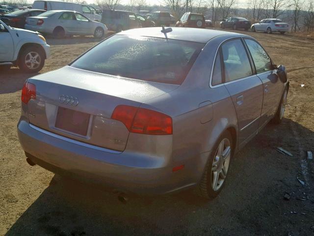 WAUDG68E55A521195 - 2005 AUDI A4 3.2 QUA SILVER photo 4