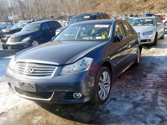 JNKAY01FX8M654944 - 2008 INFINITI M35 BASE GRAY photo 2