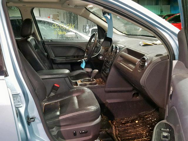 1FMDK03W48GA10833 - 2008 FORD TAURUS X L BLUE photo 5