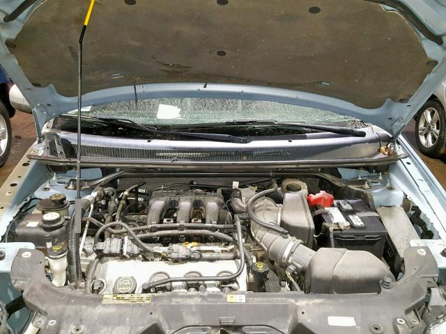 1FMDK03W48GA10833 - 2008 FORD TAURUS X L BLUE photo 7