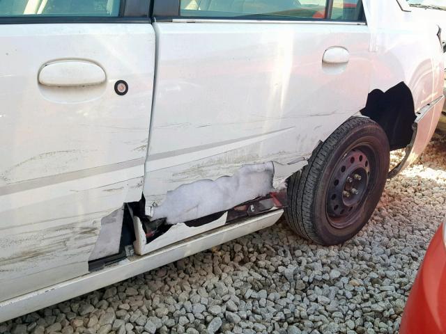 1G8AJ55F16Z136969 - 2006 SATURN ION LEVEL WHITE photo 9