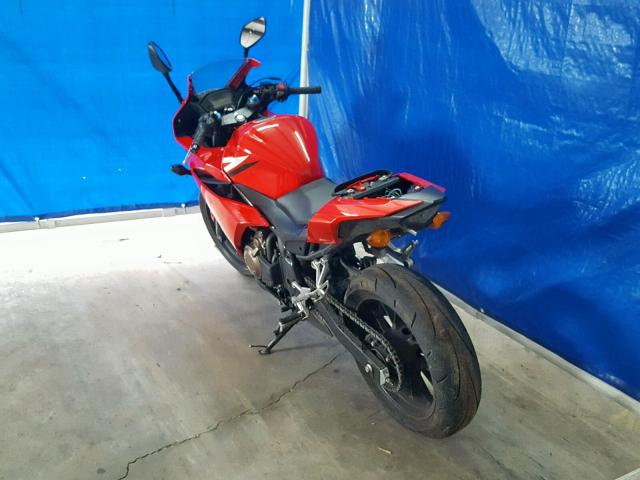 MLHPC4464G5301148 - 2016 HONDA CBR500 R RED photo 3