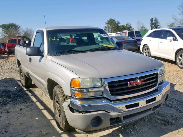 1GTEC14T45Z104159 - 2005 GMC NEW SIERRA GRAY photo 1