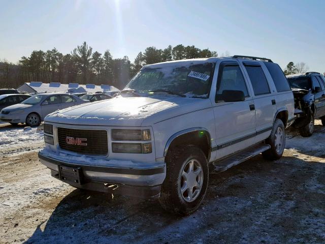 1GKEK13R6XR500481 - 1999 GMC DENALI WHITE photo 2