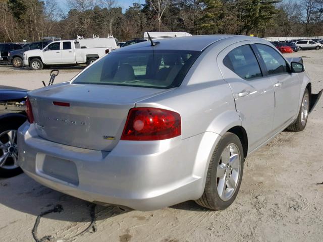 1B3BD2FG6BN541249 - 2011 DODGE AVENGER LU SILVER photo 4